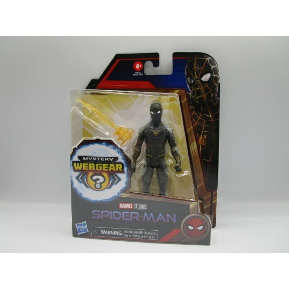 Marvel Studios Spider-Man No Way Home Black And Gold Suit 5" Action Figure New